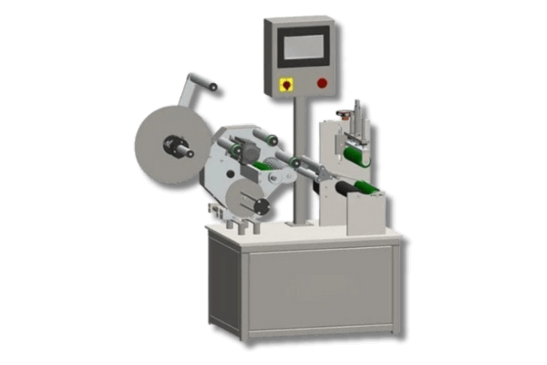 Semi auto table top labeler